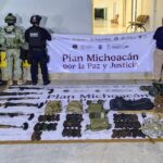 Aseguran armas, equipo táctico y vehículos con blindaje durante cateo en Buenavista