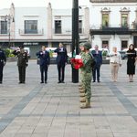 Alfonso Martínez Alcázar encabeza izamiento de Bandera y da inicio a los festejos patrios en Morelia