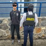 Policía Morelia detiene a sujeto en poder de moto robada