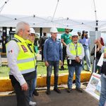 Supervisa Bedolla construcción de primer distribuidor vial “La Rinconada” en Zamora