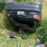 Automovilista resulta herido tras volcadura en la avenida Morelos Norte de Morelia