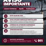 Suspenden actividades comerciales y transporte en la costa, ante riesgo por lluvias de huracán Polo: Raúl Zepeda