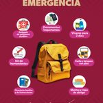 SSM te dice cómo preparar una mochila de emergencia ante temporada de lluvias