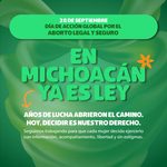 Michoacán, referente latinoamericano con más de 900 acompañamientos en aborto seguro