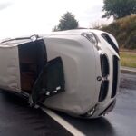 Vuelca un BMW sobre la México-Guadalajara