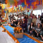 Cecytem impulsa las tradiciones con la instalación de mil altares y tapetes en sus planteles
