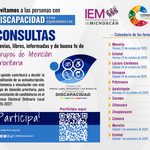 IEM invita a personas con discapacidad de todo Michoacán a participar en consulta virtual