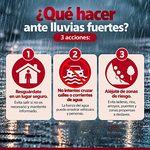 PC estatal llama a extremar precauciones ante lluvias por huracán “Simon”