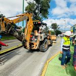 Continúa construcción de carril confinado del Morebús; Sedum implementa rutas alternas