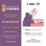 Invita SeCultura a conmemorar Día de la Escritora, en Cabina de Lectura de Morelia