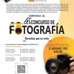 CONVOCA CEDH MICHOACÁN AL 4.º CONCURSO DE FOTOGRAFÍA “DERECHOS QUE SE VIVEN”